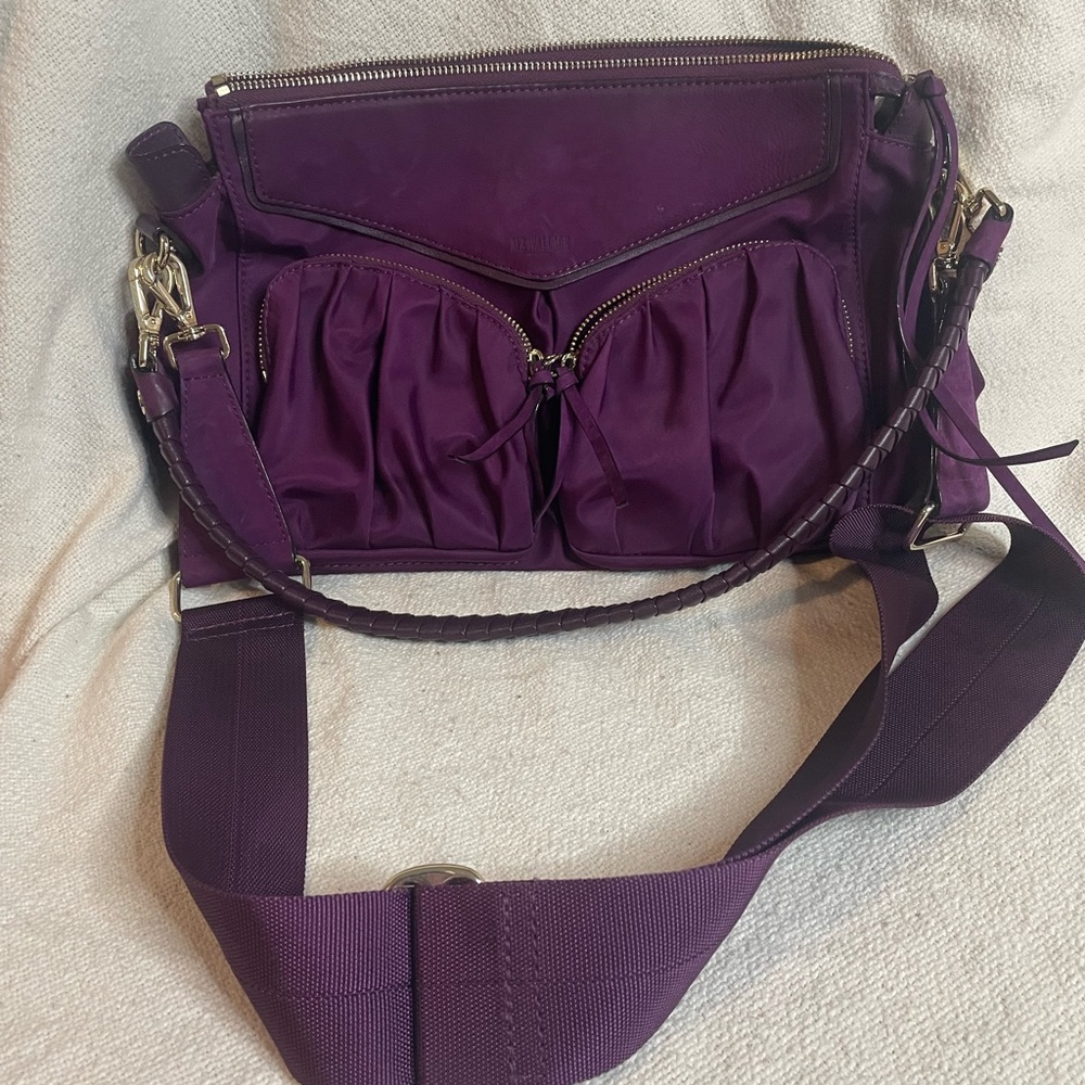 Gently Used MZ Wallace Thompson Elderberry crossbody bag